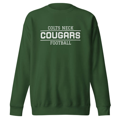 Performance | Crewneck | Colts Neck Cougars | Youth Tackle Football (AYF) | Script Logo