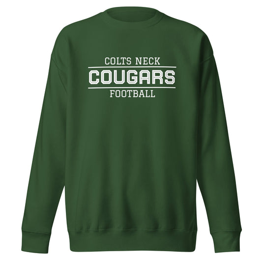 Performance | Crewneck | Colts Neck Cougars | Youth Tackle Football (AYF) | Script Logo