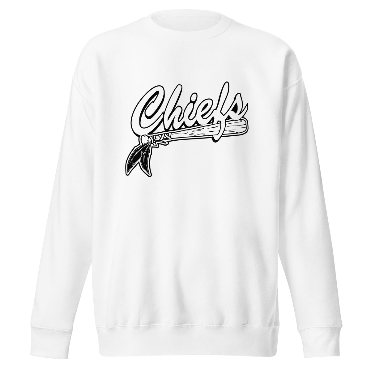 Performance | Crewneck | Connetquot Chiefs | Letter Crest Logo