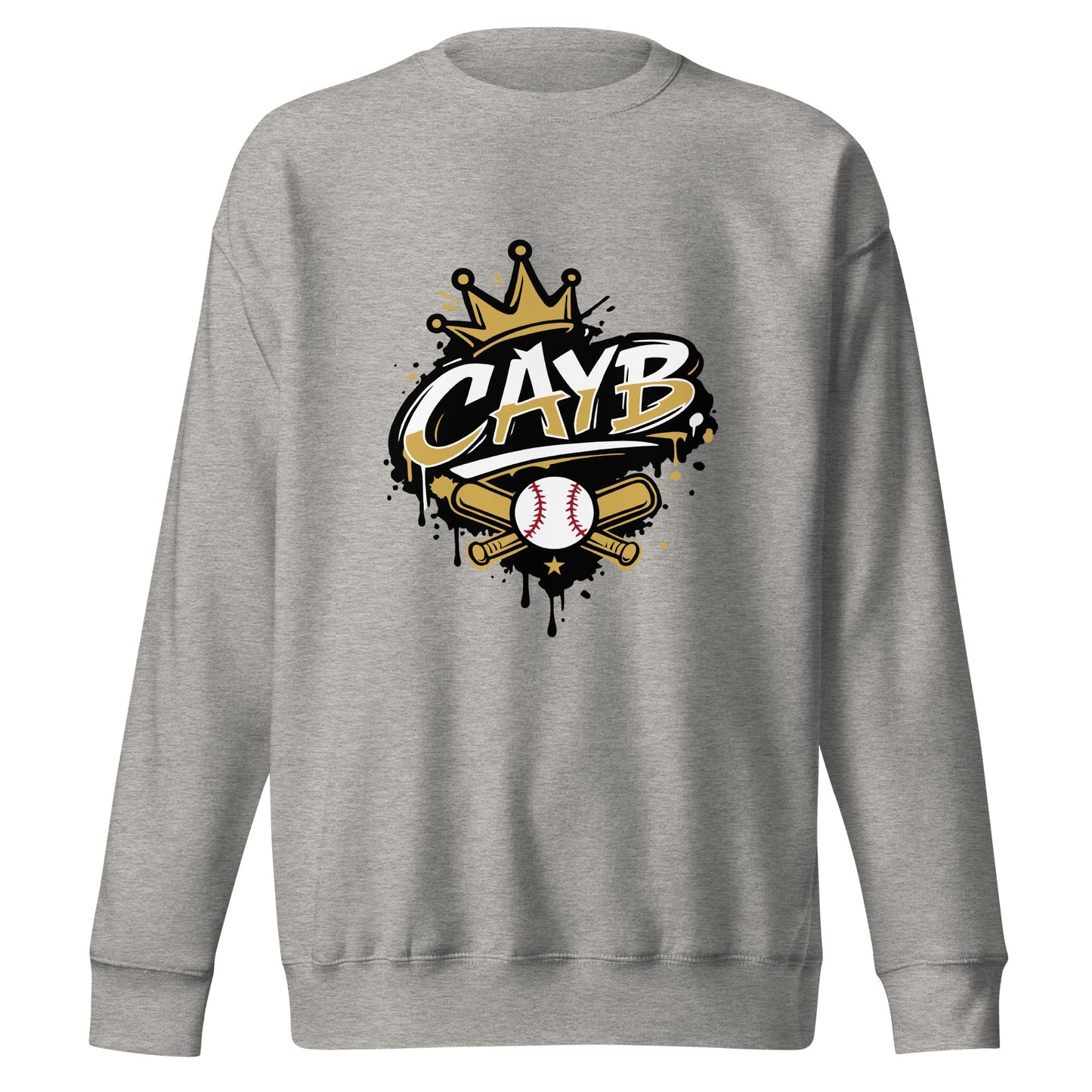 Performance | Crewneck | Conroe Area Youth Baseball | Crown Logo