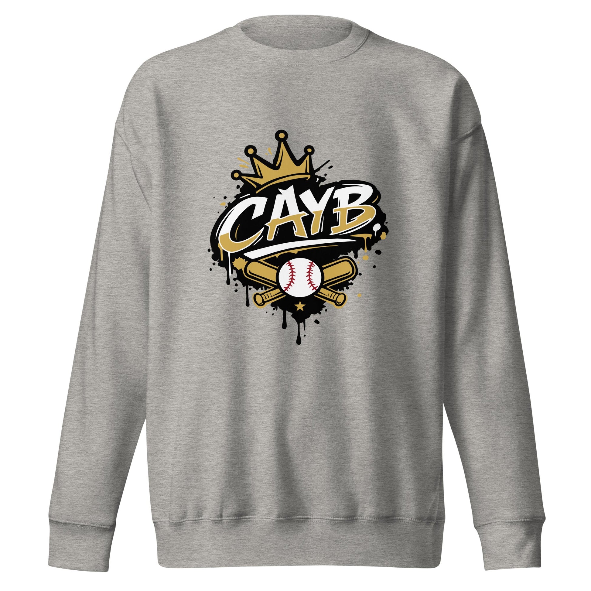 Performance | Crewneck | Conroe Area Youth Baseball | Crown Logo