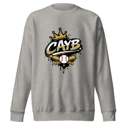 Performance | Crewneck | Conroe Area Youth Baseball | Crown Logo