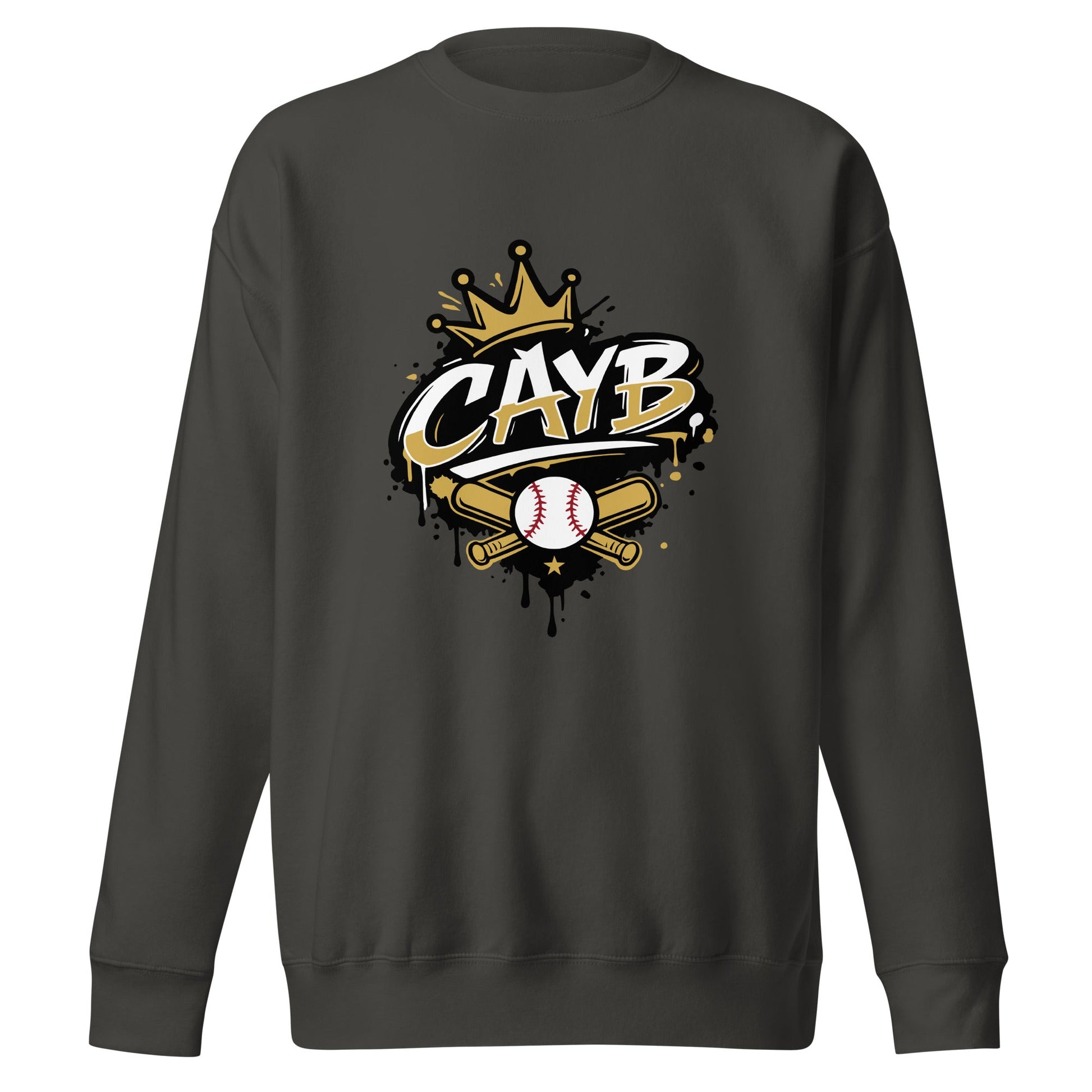 Performance | Crewneck | Conroe Area Youth Baseball | Crown Logo
