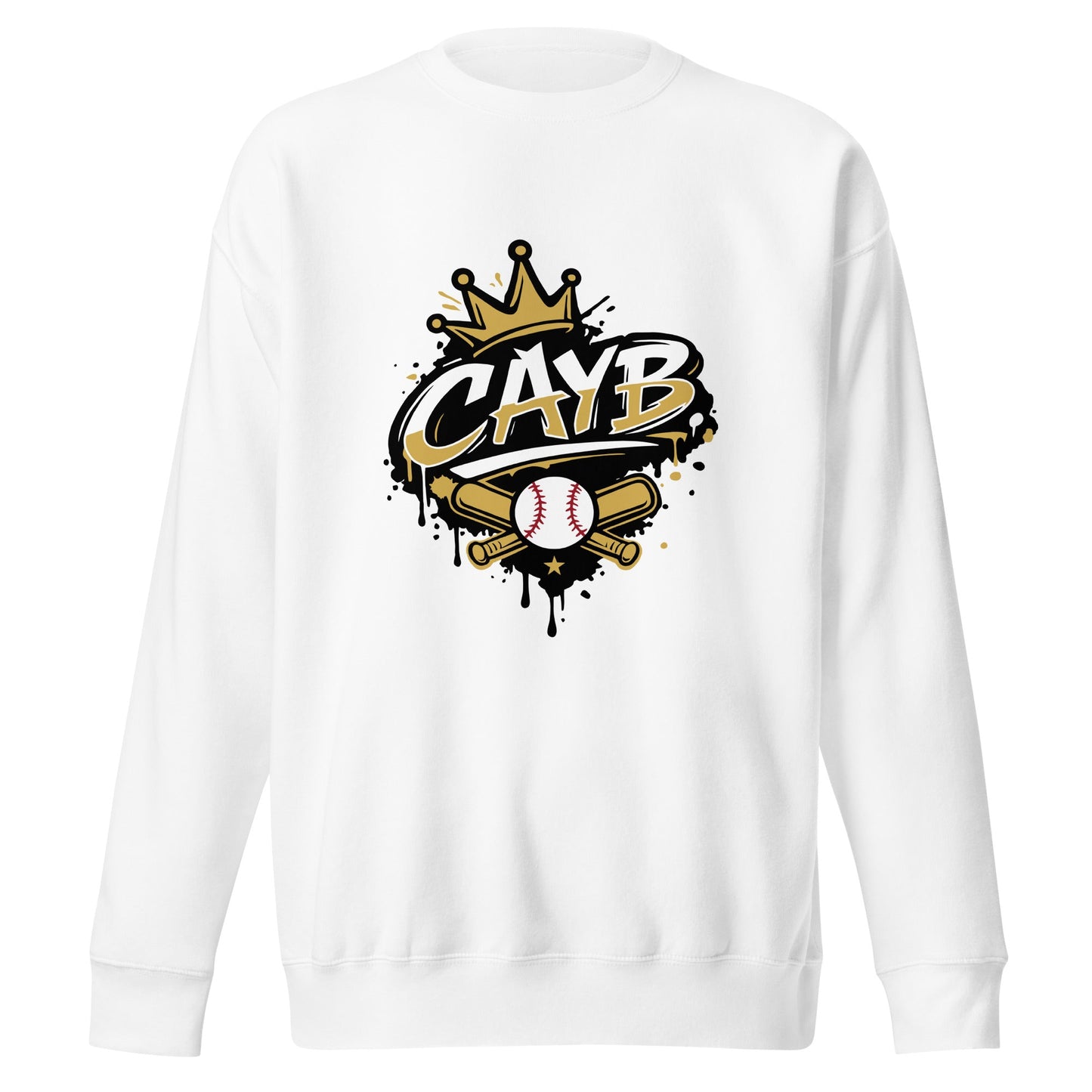Performance | Crewneck | Conroe Area Youth Baseball | Crown Logo