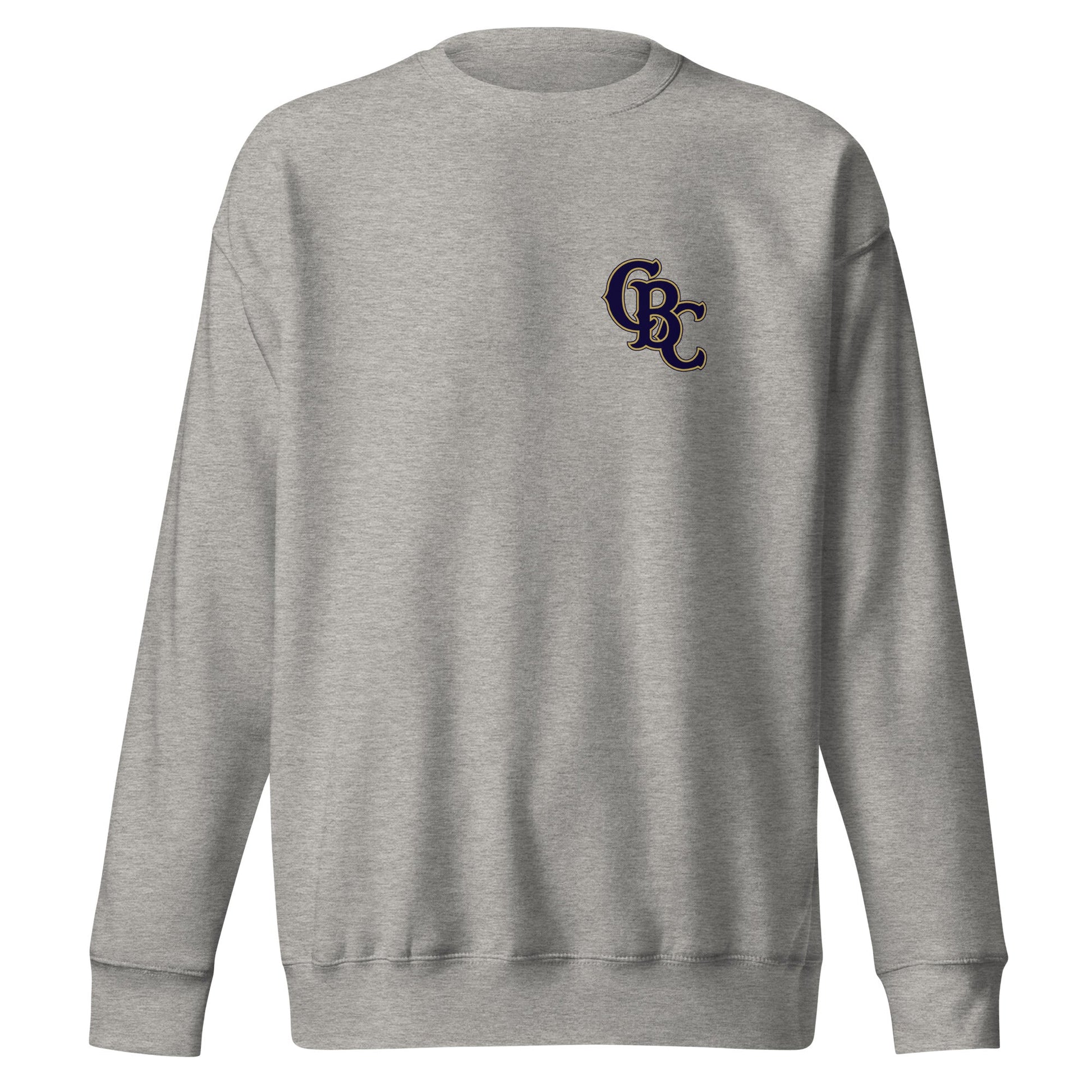 Performance | Crewneck | Cougar Baseball Club | CBC Navy Logo