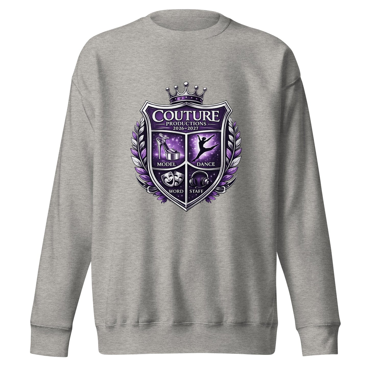 Performance | Crewneck | Couture Productions | Couture Shield Logo