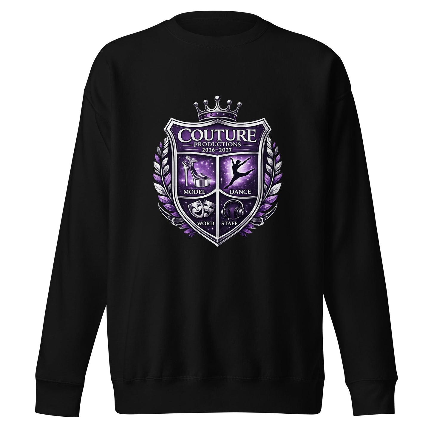 Performance | Crewneck | Couture Productions | Couture Shield Logo
