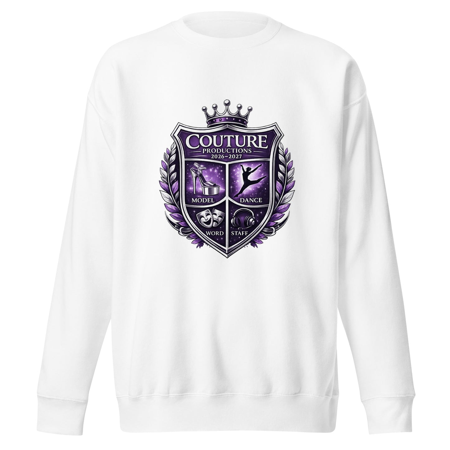 Performance | Crewneck | Couture Productions | Couture Shield Logo