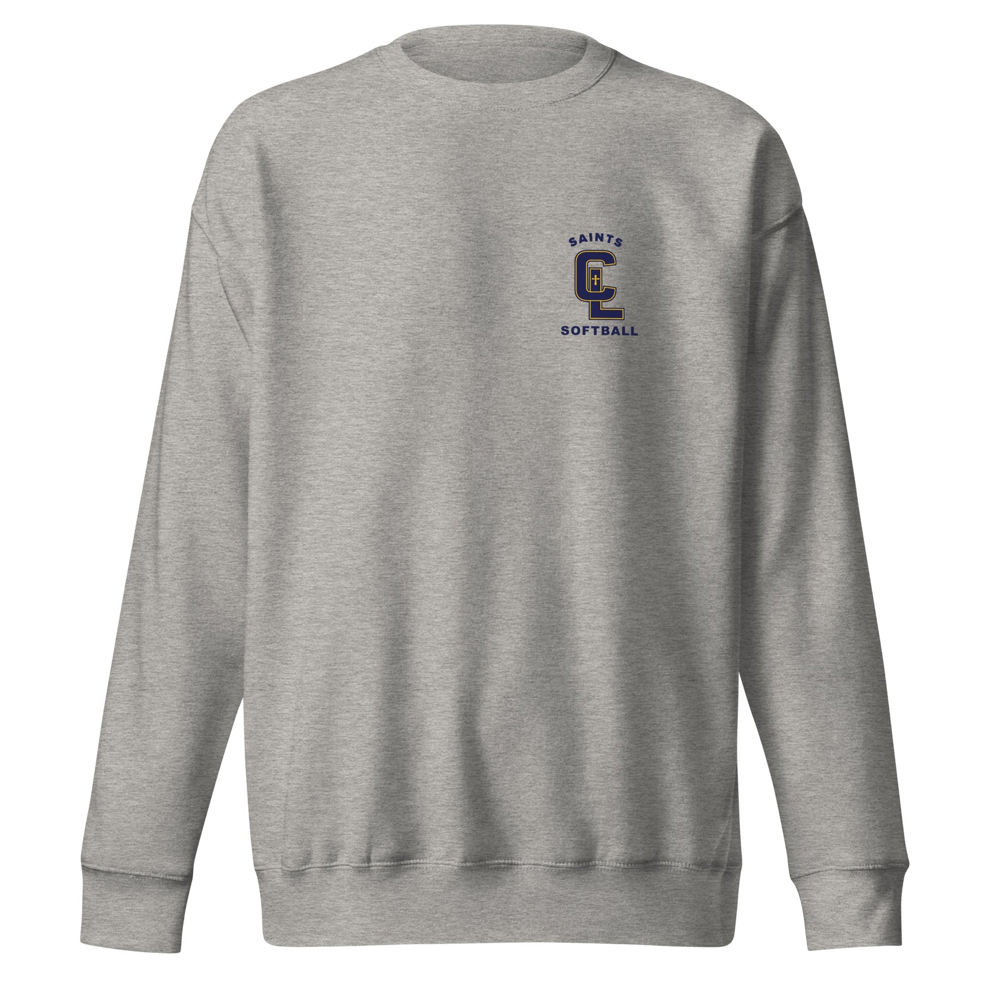 Performance | Crewneck | Crean Lutheran Softball | Navy CL Softball Logo