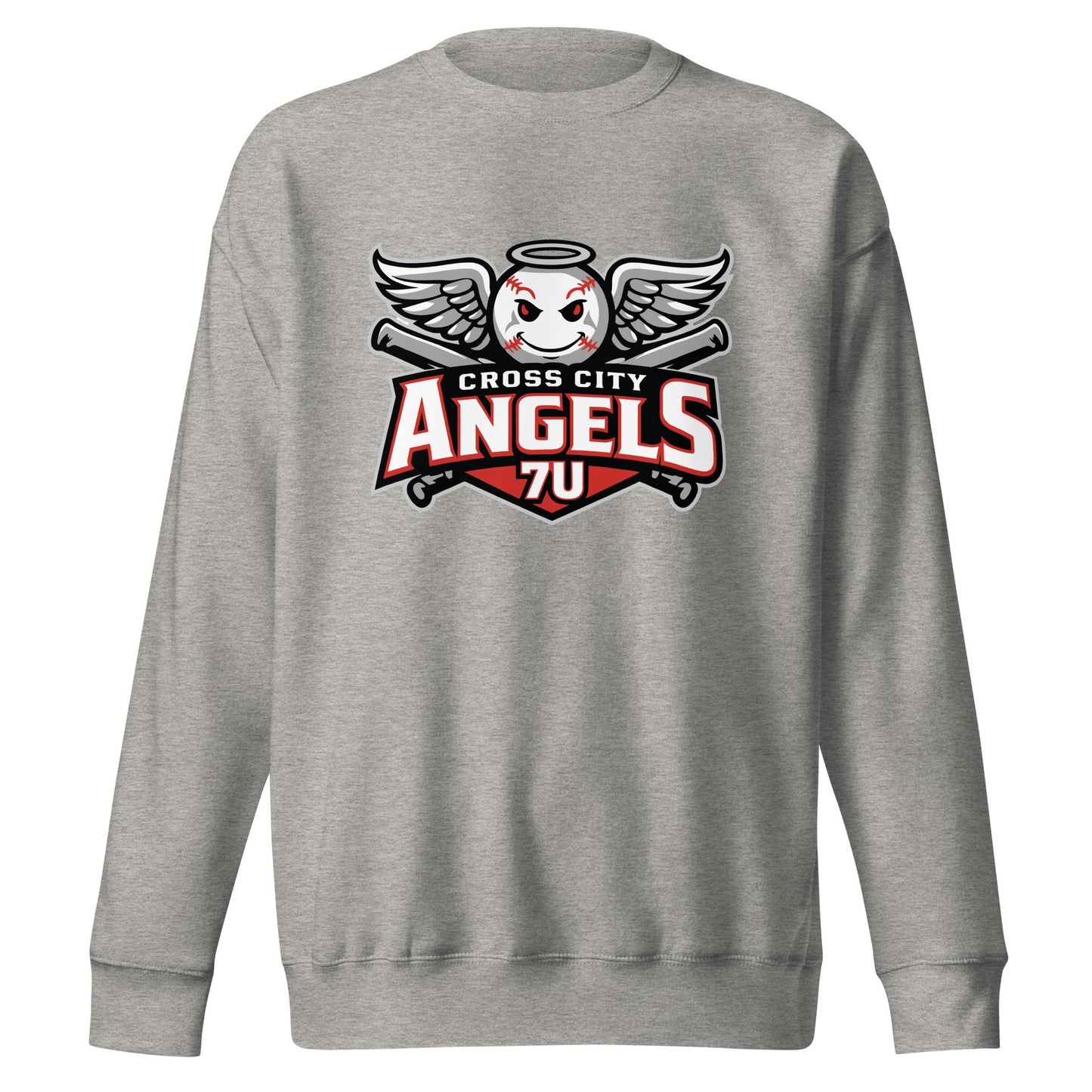 Performance | Crewneck | Cross City Angels | Winged Guardian Logo