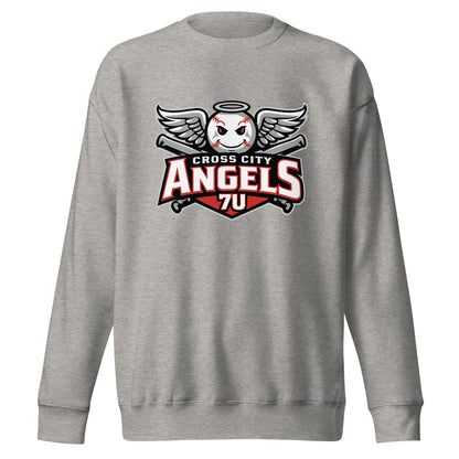 Performance | Crewneck | Cross City Angels | Winged Guardian Logo
