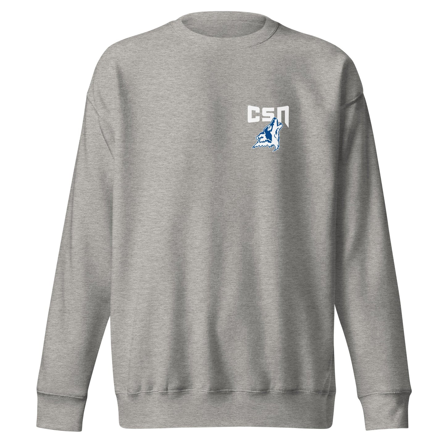 Performance | Crewneck | CSN Volleyball | CSN White Alt Logo