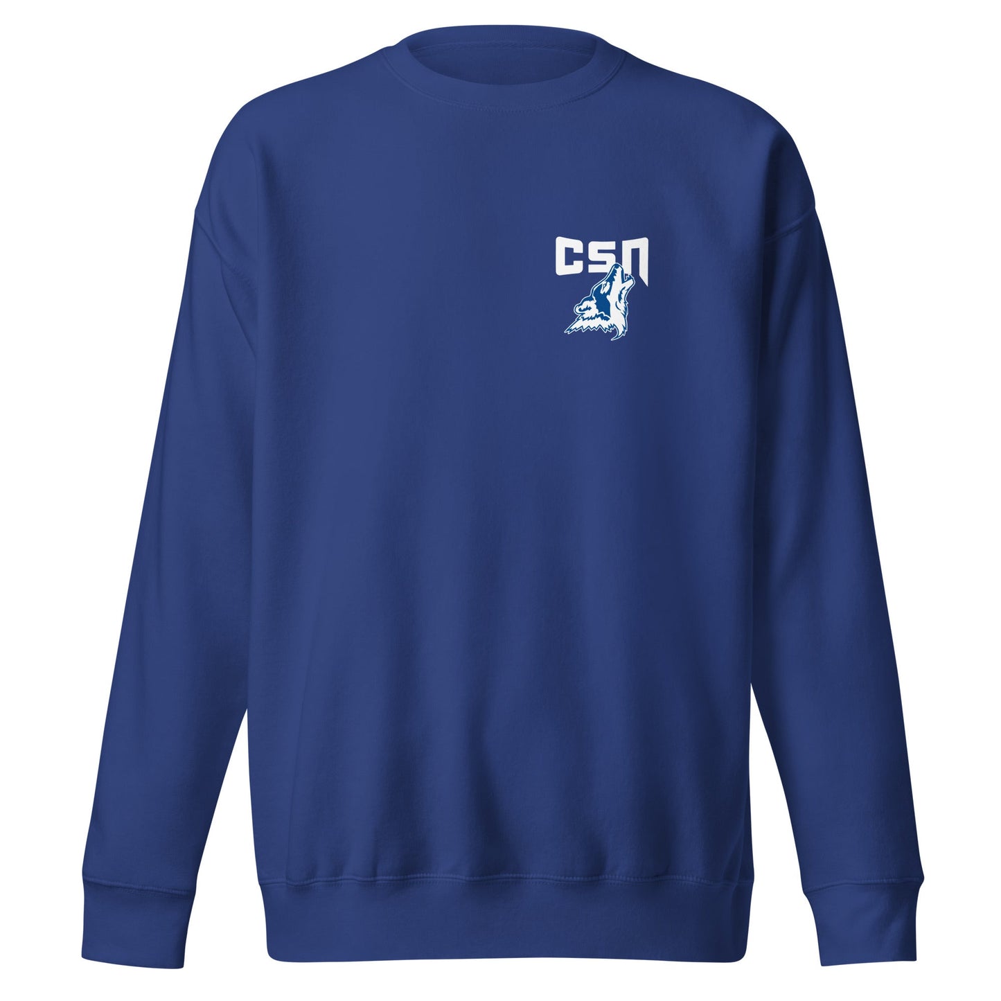 Performance | Crewneck | CSN Volleyball | CSN White Alt Logo