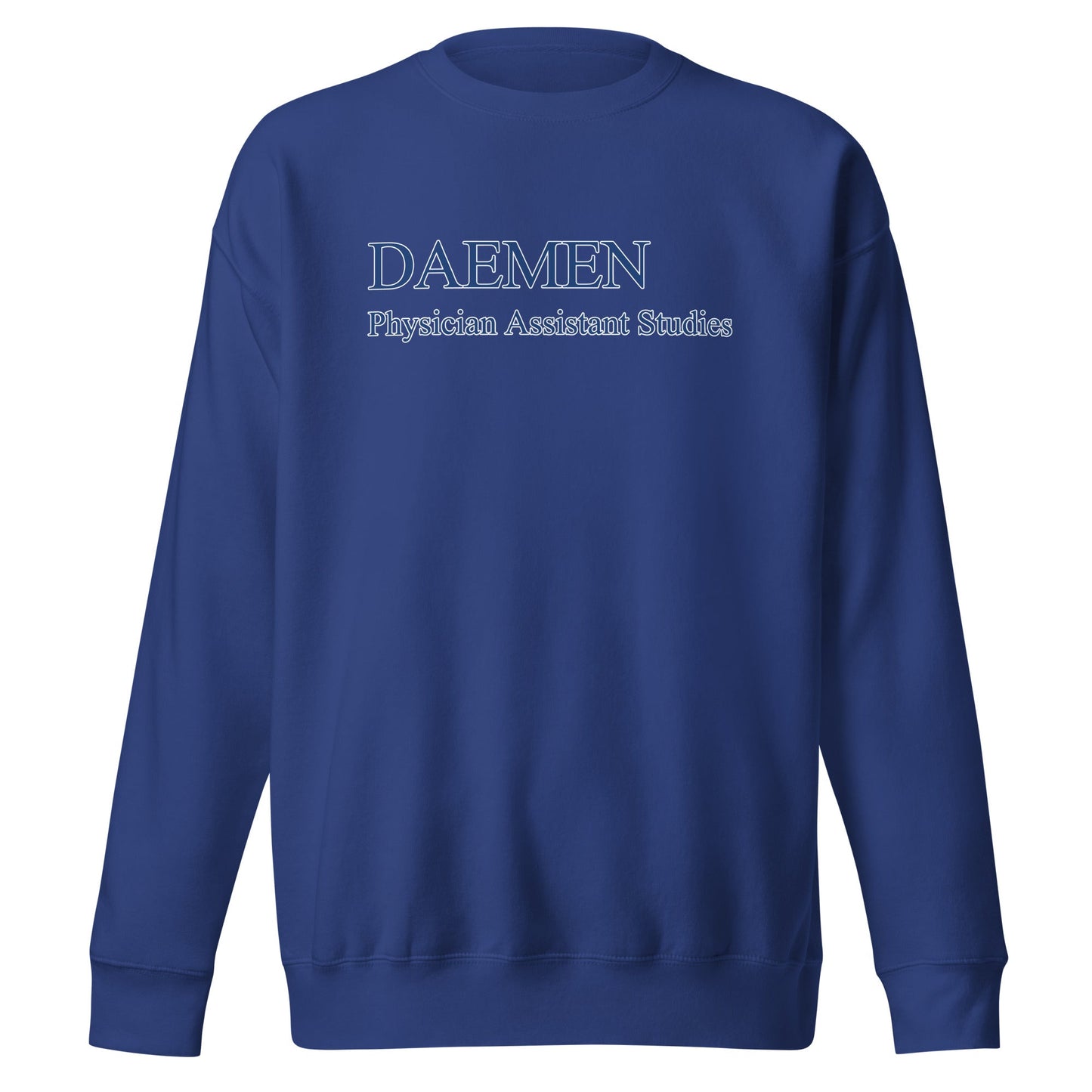 Performance | Crewneck | Daemen Physician Assistant | Care Collective Logo