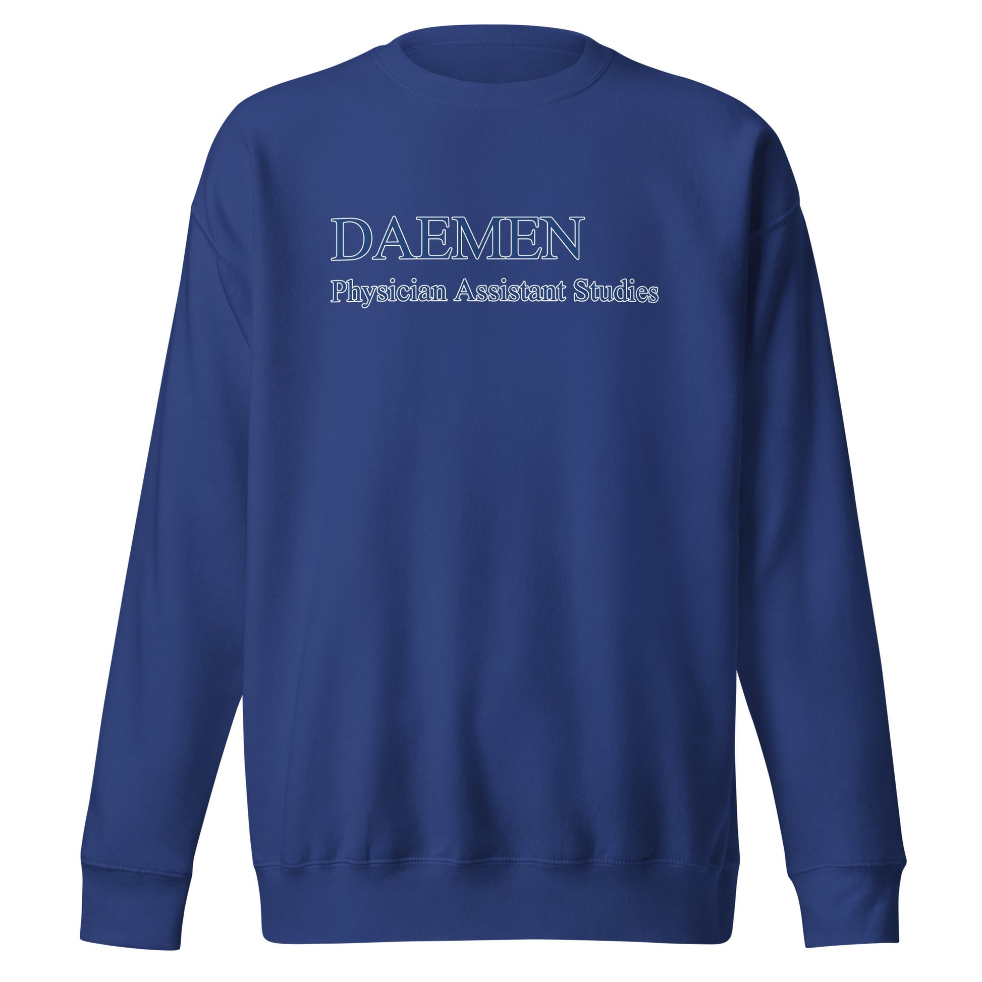 Performance | Crewneck | Daemen Physician Assistant | Care Collective Logo