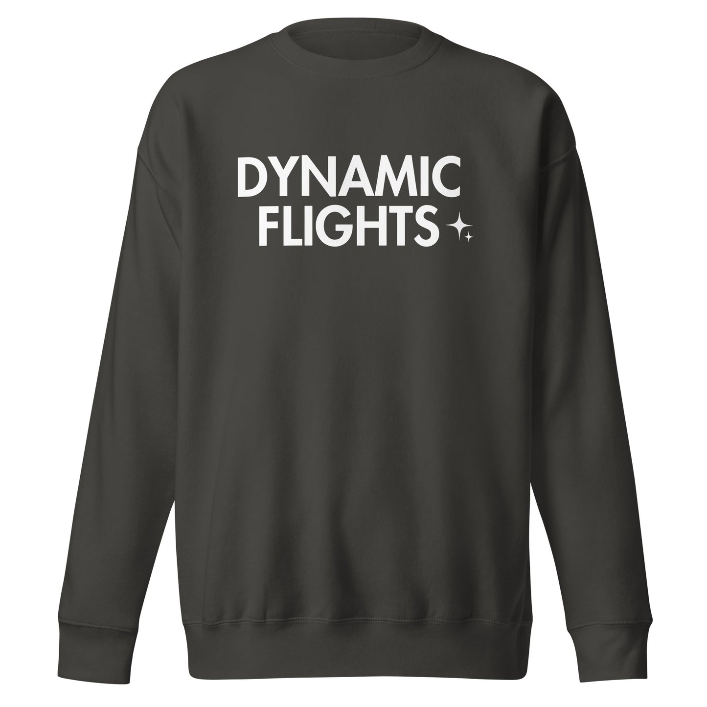 Performance | Crewneck | Dynamic Flights Gymnastics | Alt Logo