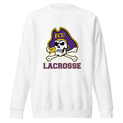 Performance | Crewneck | ECU Club Womens Lacrosse | Ironclad Corsairs Logo
