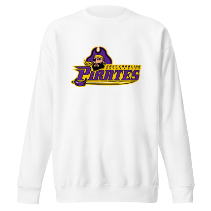 Performance | Crewneck | ECU Club Womens Lacrosse | Pirate Emblem Logo