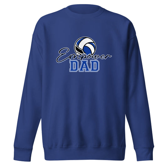 Performance | Crewneck | Empower Volleyball Club | Dad Crest Logo