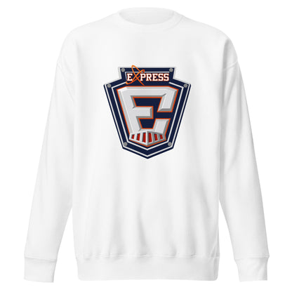 Performance | Crewneck | Erie Express Football | E Badge Logo