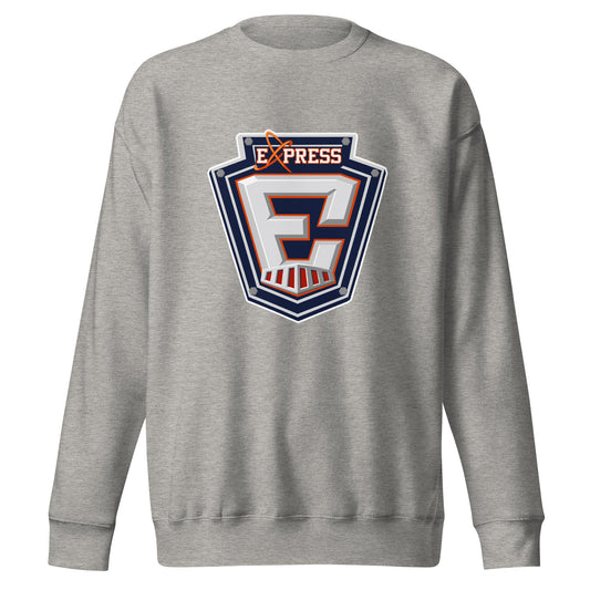 Performance | Crewneck | Erie Express Football | E Badge Logo