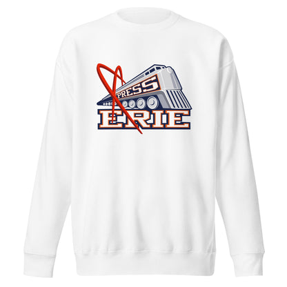 Performance | Crewneck | Erie Express Football | Locomotive Logo