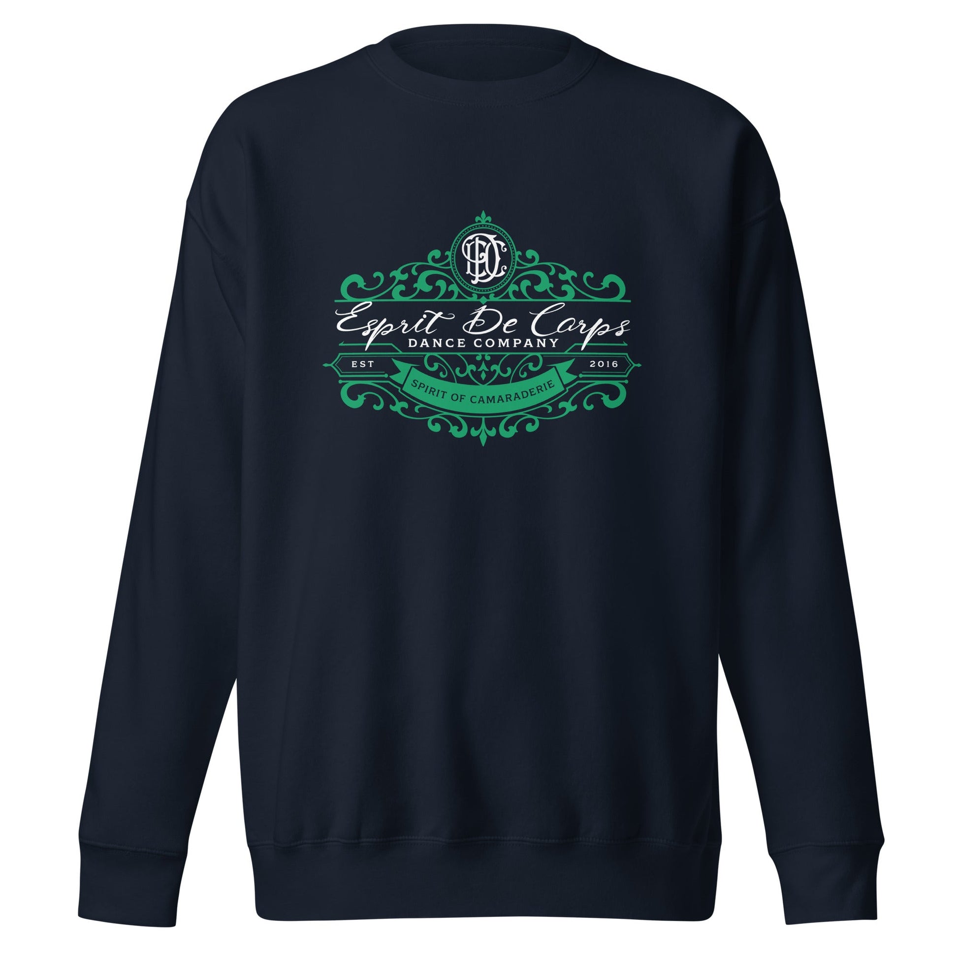 Performance | Crewneck | Esprit de Corps Dance Co., LLC | Crest Logo