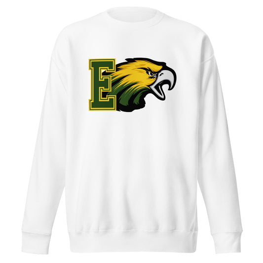 Performance | Crewneck | Evergreen Junior High | Mascot Logo