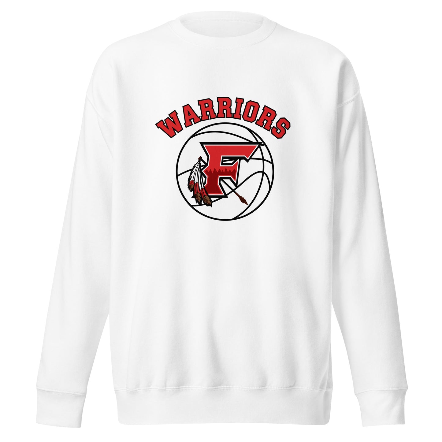 Performance | Crewneck | Fallbrook Basketball | Warriors Logo