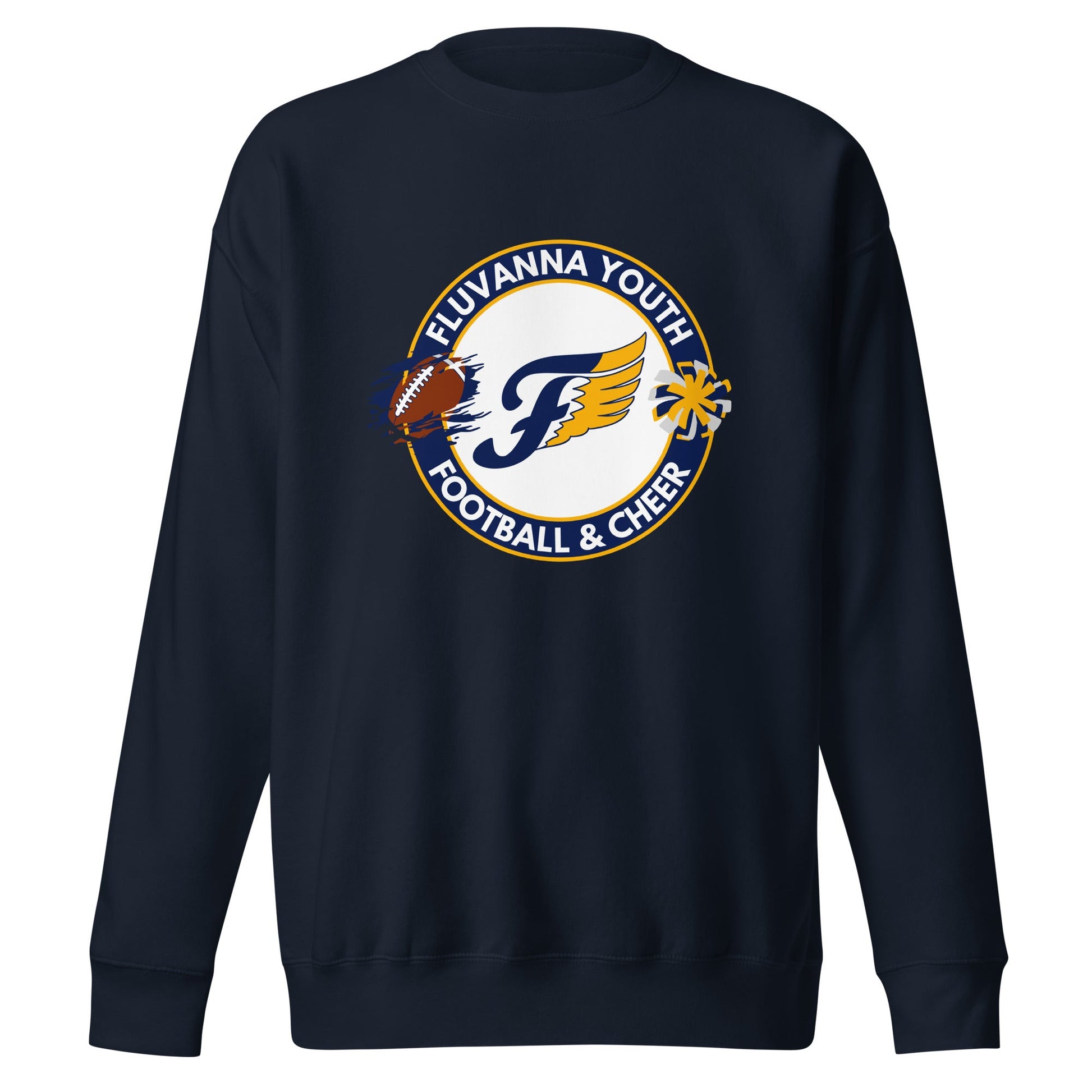 Performance | Crewneck | Fluvanna Youth Football and Cheer | Badge Logo