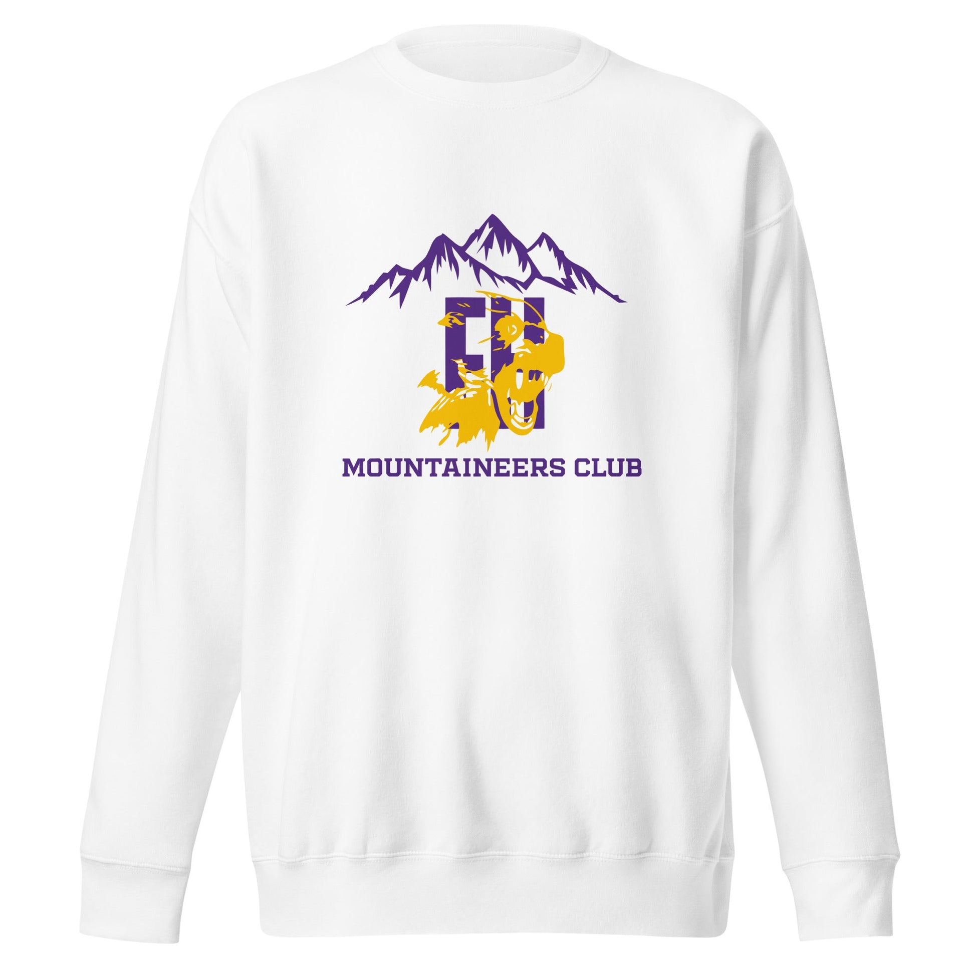 Performance | Crewneck | Friday Harbor High School Mountaineers Club | Mountaineers Logo