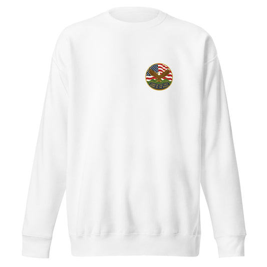Performance | Crewneck | Georgia State Society Children of the American Revolution | Badge Logo