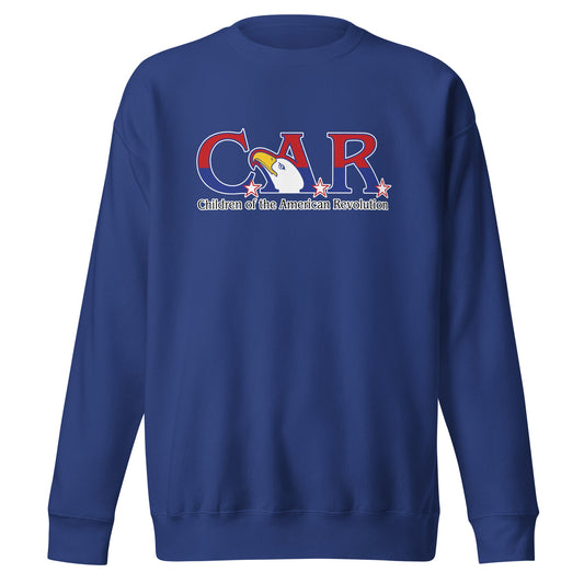 Performance | Crewneck | Georgia State Society Children of the American Revolution | Mark Logo