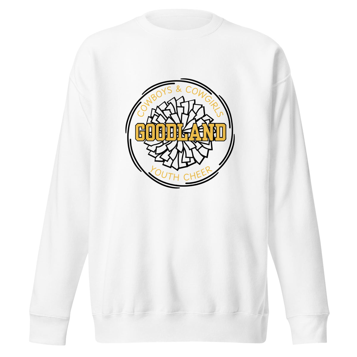 Performance | Crewneck | Goodland Youth Cheer | Crest Logo