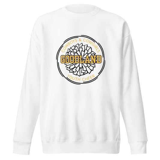 Performance | Crewneck | Goodland Youth Cheer | Crest Logo