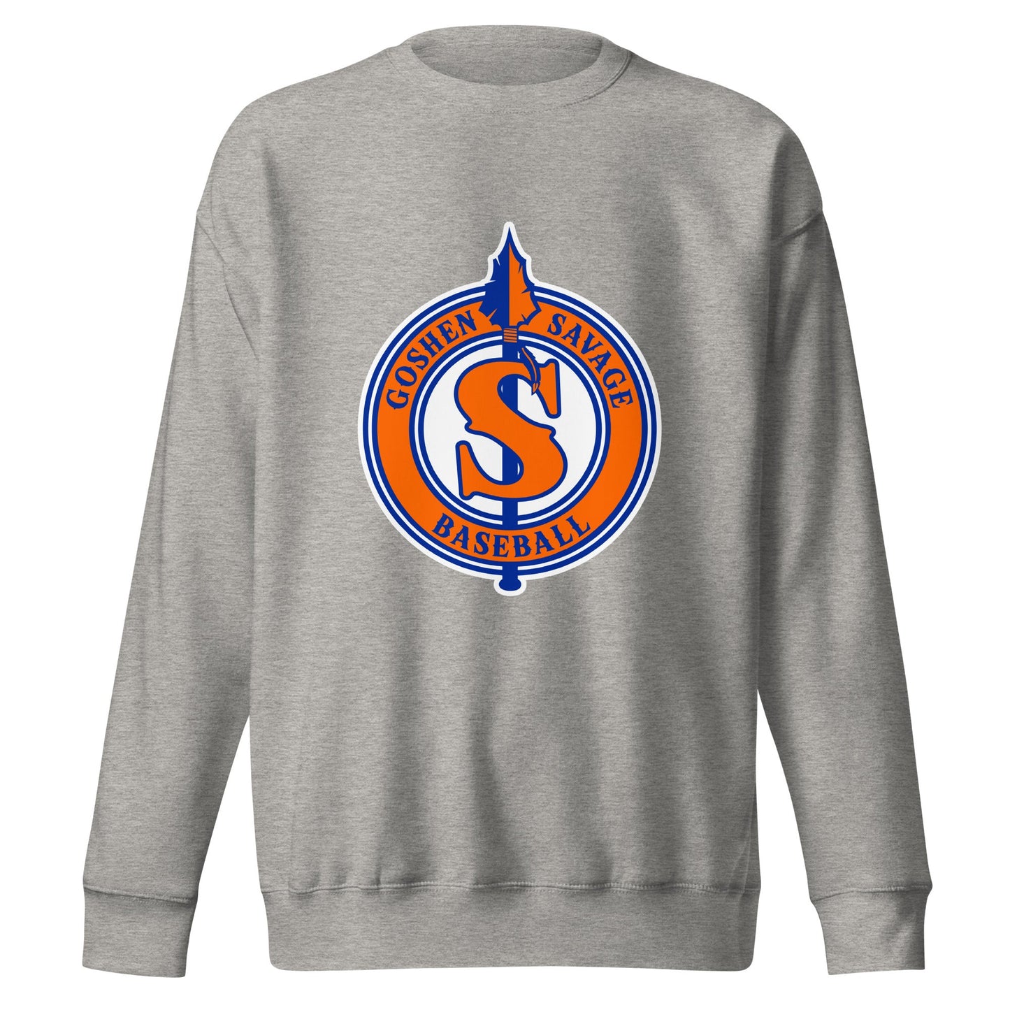 Performance | Crewneck | Goshen Savage Baseball | Badge Logo