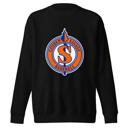 Performance | Crewneck | Goshen Savage Baseball | Badge Logo