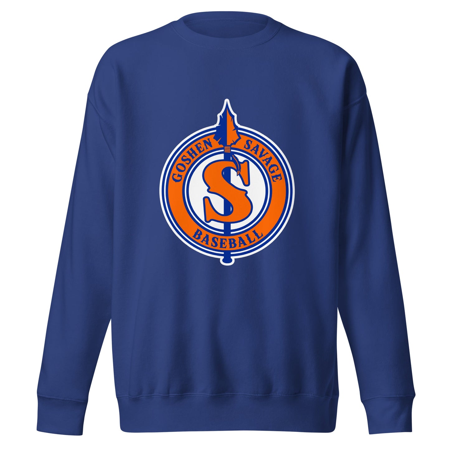 Performance | Crewneck | Goshen Savage Baseball | Badge Logo