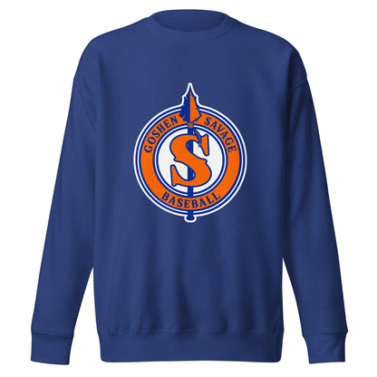 Performance | Crewneck | Goshen Savage Baseball | Badge Logo