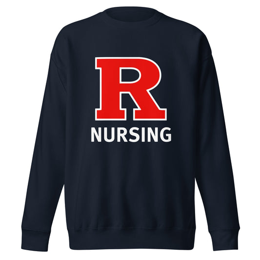 Performance | Crewneck | Grand View University Nursing | Lettemark Logo