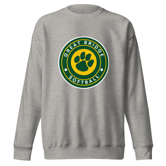 Performance | Crewneck | Great Bridge Softball Booster | Badge Logo