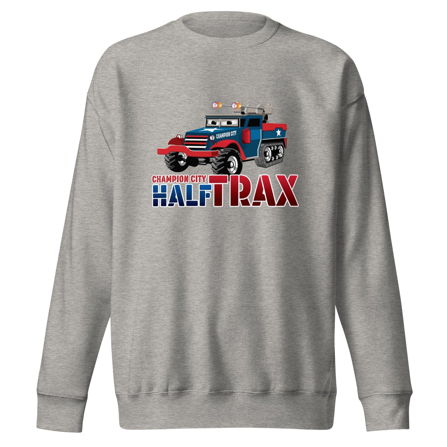 Performance | Crewneck | Half Trax Baseball | Mascot Logo