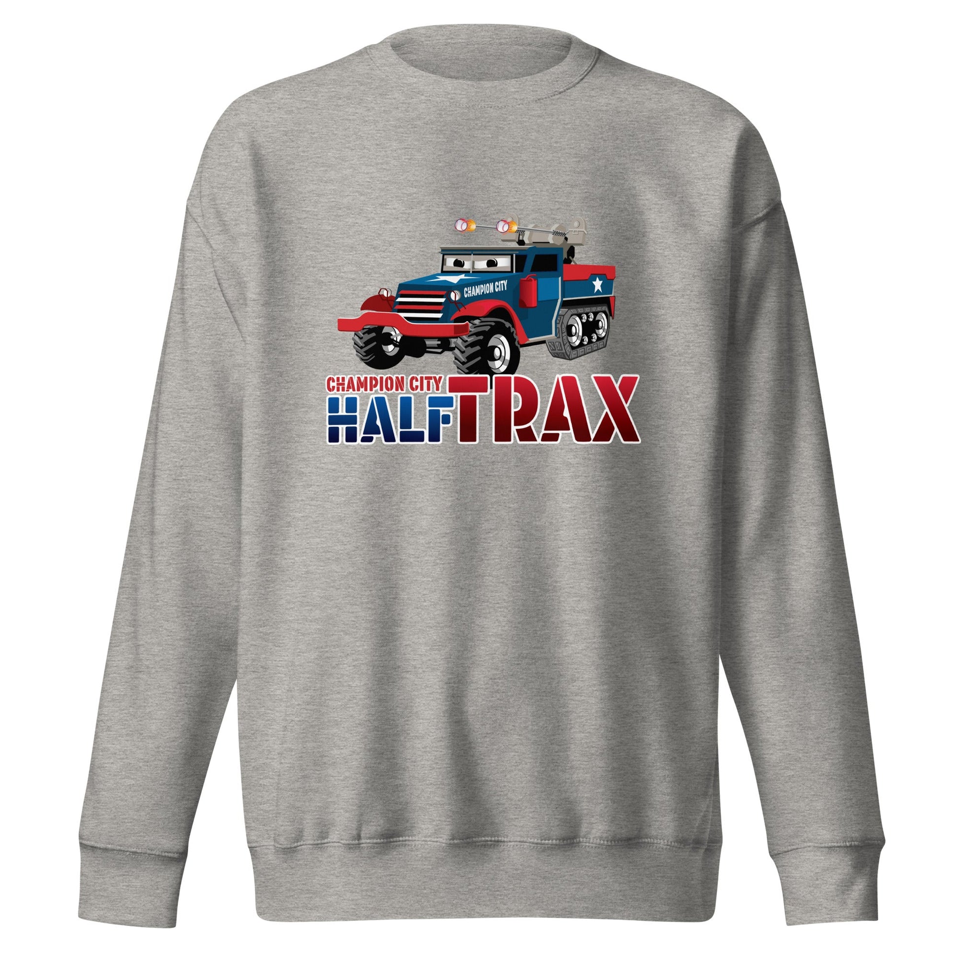 Performance | Crewneck | Half Trax Baseball | Mascot Logo