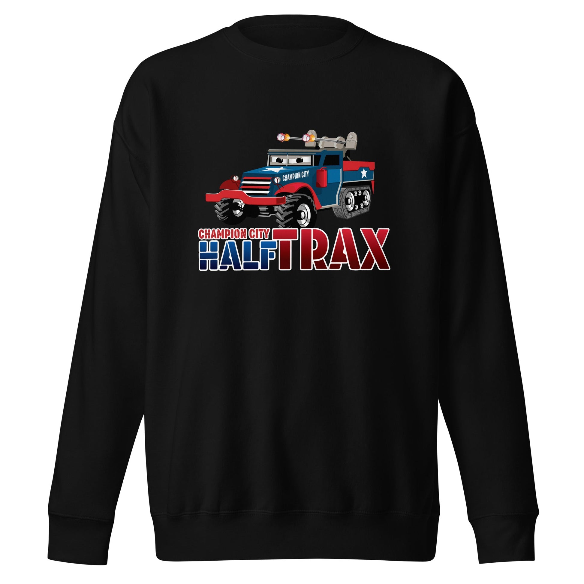 Performance | Crewneck | Half Trax Baseball | Mascot Logo