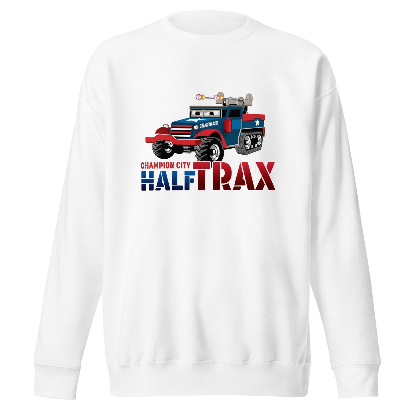 Performance | Crewneck | Half Trax Baseball | Mascot Logo