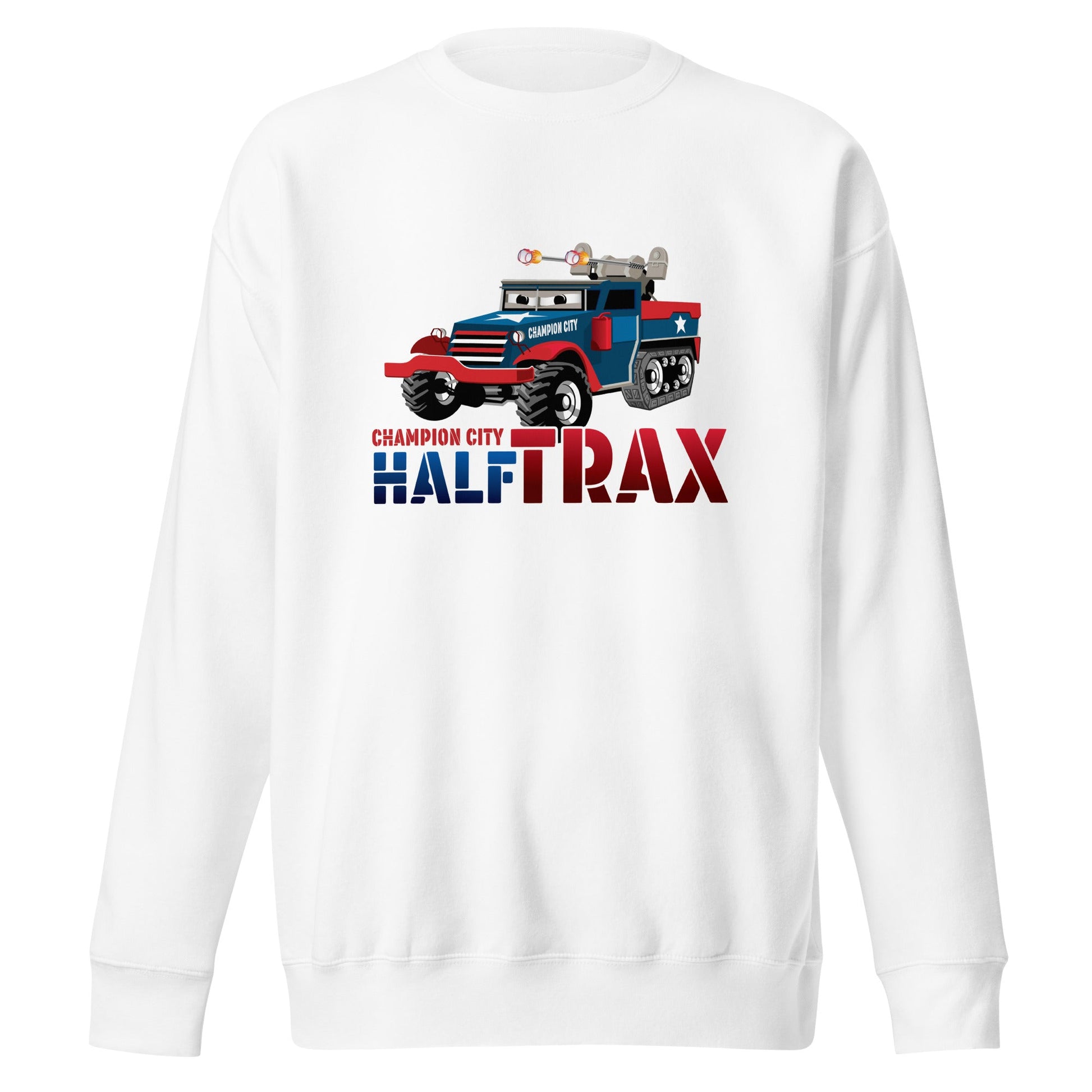 Performance | Crewneck | Half Trax Baseball | Mascot Logo