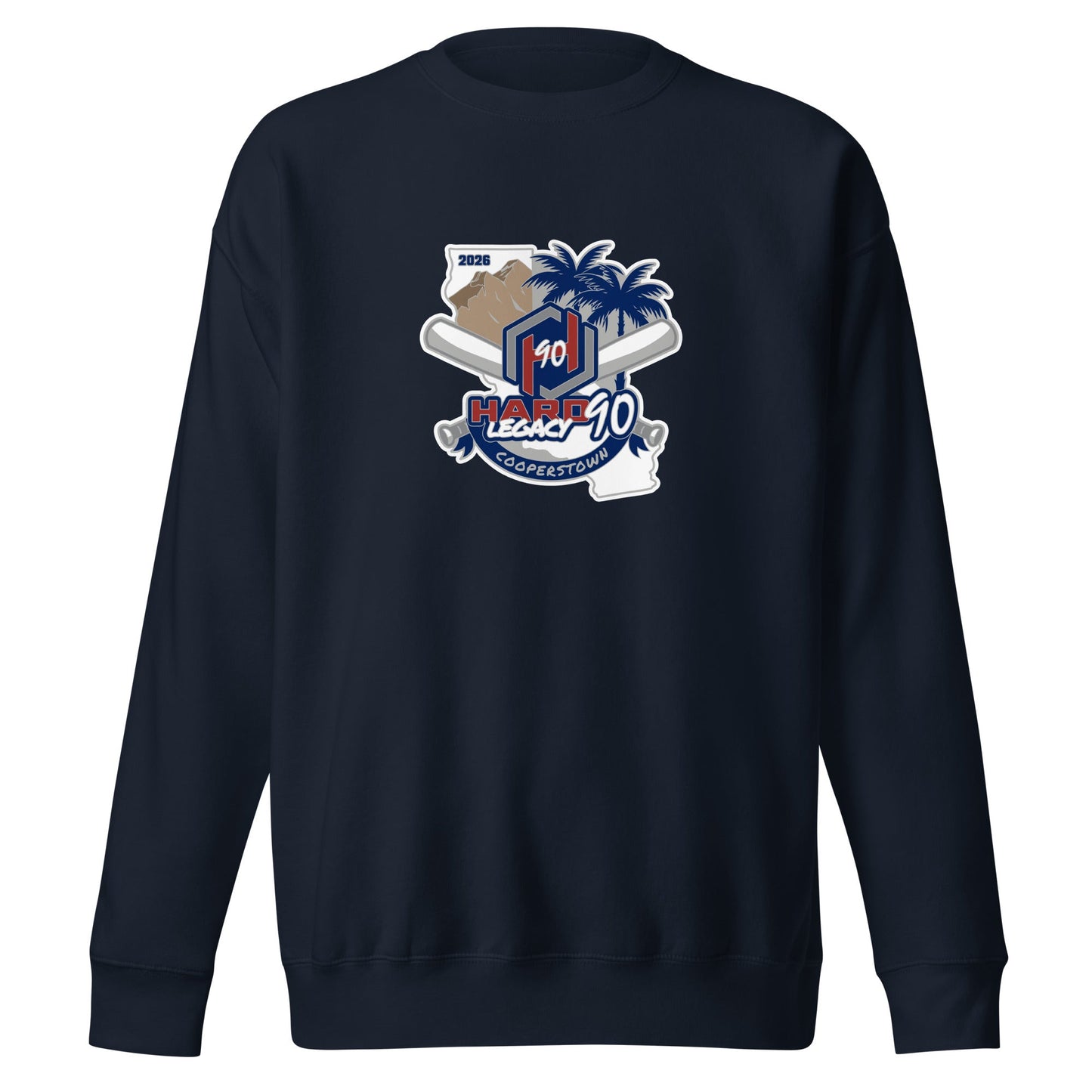 Performance | Crewneck | Hard 90 Legacy | Badge Logo