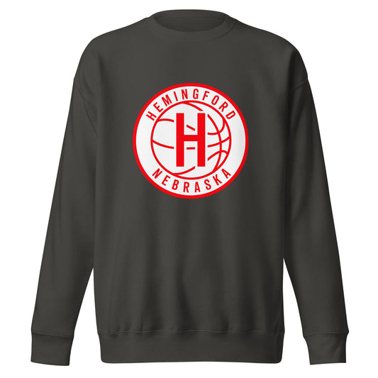 Performance | Crewneck | Hemingford Bobcats | Alt Badge Logo