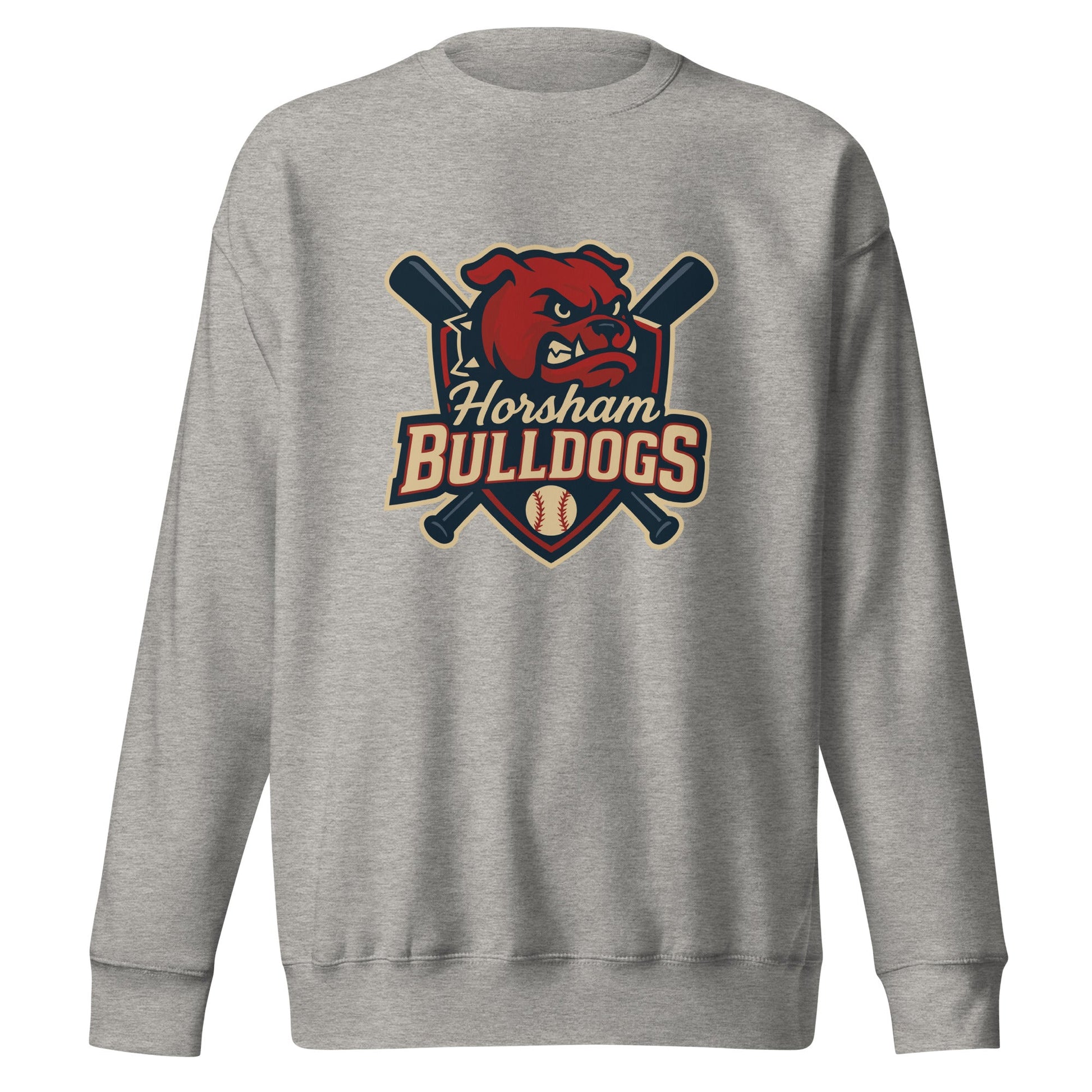Performance | Crewneck | Horsham Travel Baseball | Bulldogs Logo