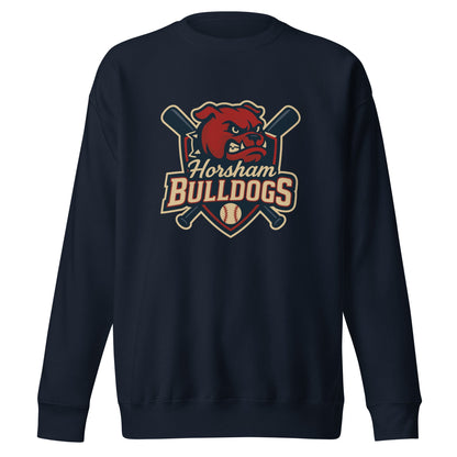 Performance | Crewneck | Horsham Travel Baseball | Bulldogs Logo